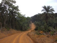 Bis 2011 war diese Strasse nur eine Anhäufung von Schlammlöchern und Felsbrocken