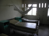 Ein durchschnittliches Patientenzimmer im Bong Mine Hospital