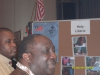 Vize-Vorsitzender Francis Amissah und Dorbor Kerkulah Taufkirchen 2010