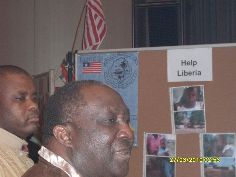 Vize-Vorsitzender Francis Amissah und Dorbor Kerkulah Taufkirchen 2010